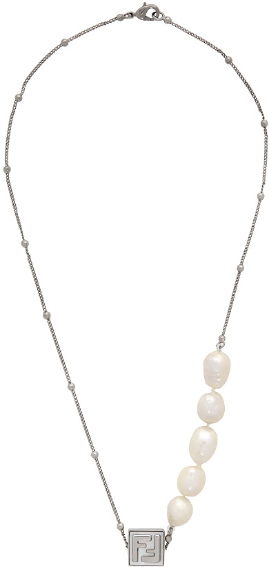 Photo: Fendi Silver 'Forever Fendi' Necklace