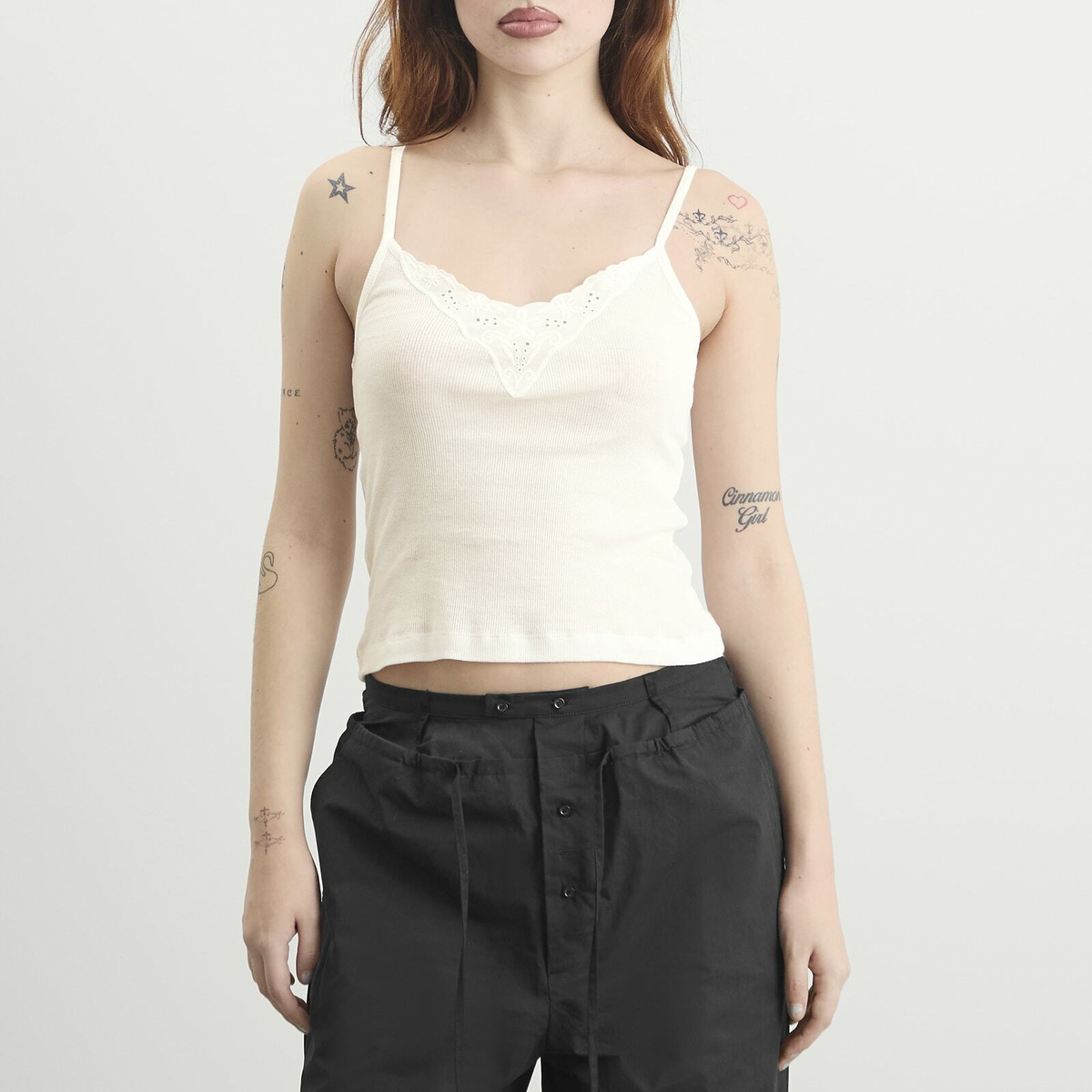 Fruity Booty Women's Juliette Vest Top in Cream