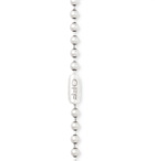 Off-White - Puzzle Burnished Silver-Tone Necklace - Silver