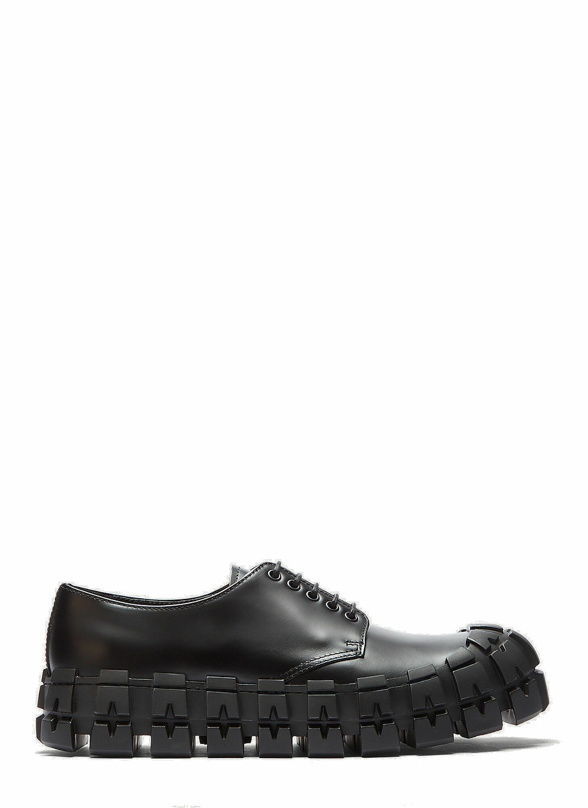 Photo: Leather Derby Shoes in Black
