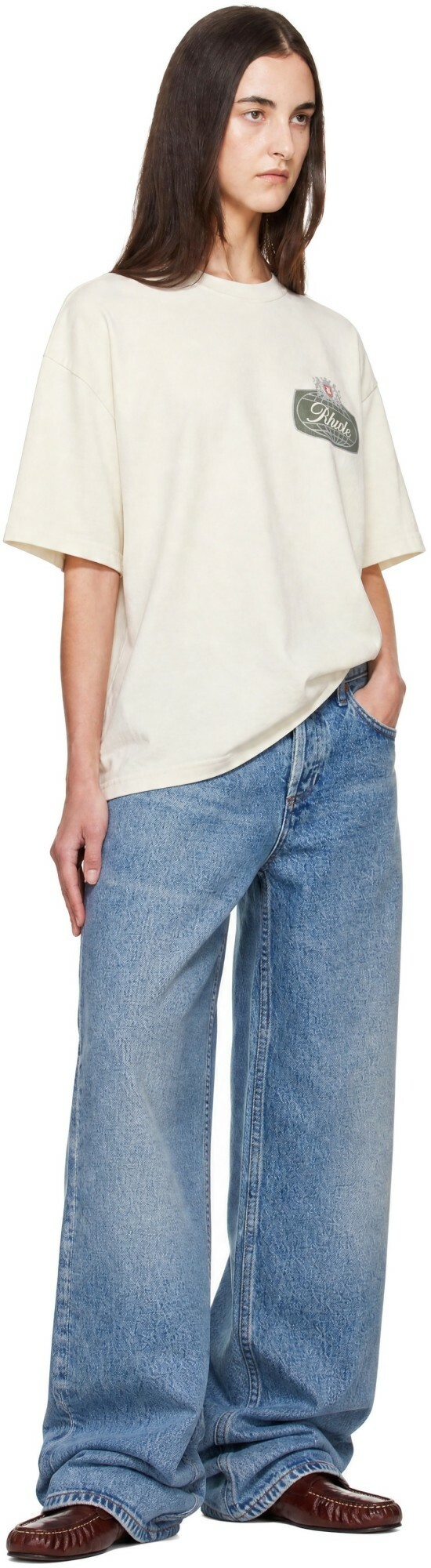 Rhude Off-White 'Rhude' Desert Crest T-shirt