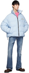 Martine Rose Blue Doll Puffer Jacket