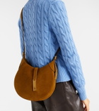 Polo Ralph Lauren Polo ID Small suede shoulder bag