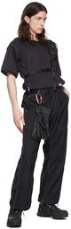 and wander Black Cotton Trousers