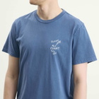 Nudie Jeans Co Men's Roy OG Line-Up T-Shirt in French Blue