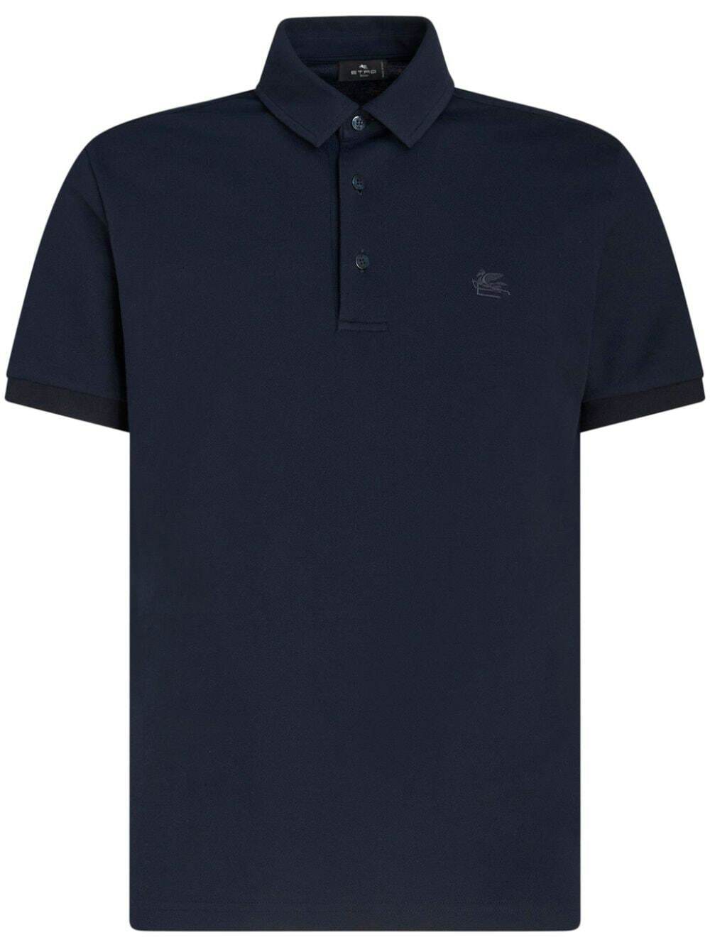Etro - Man - Black - Polo Shirts