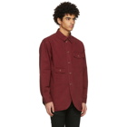 Han Kjobenhavn Red Twill Army Shirt