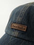 Acne Studios - Carliy Matrix Logo-Appliquèd Denim Baseball Cap