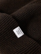 Norse Projects - Logo-Appliquéd Ribbed Merino Wool Beanie