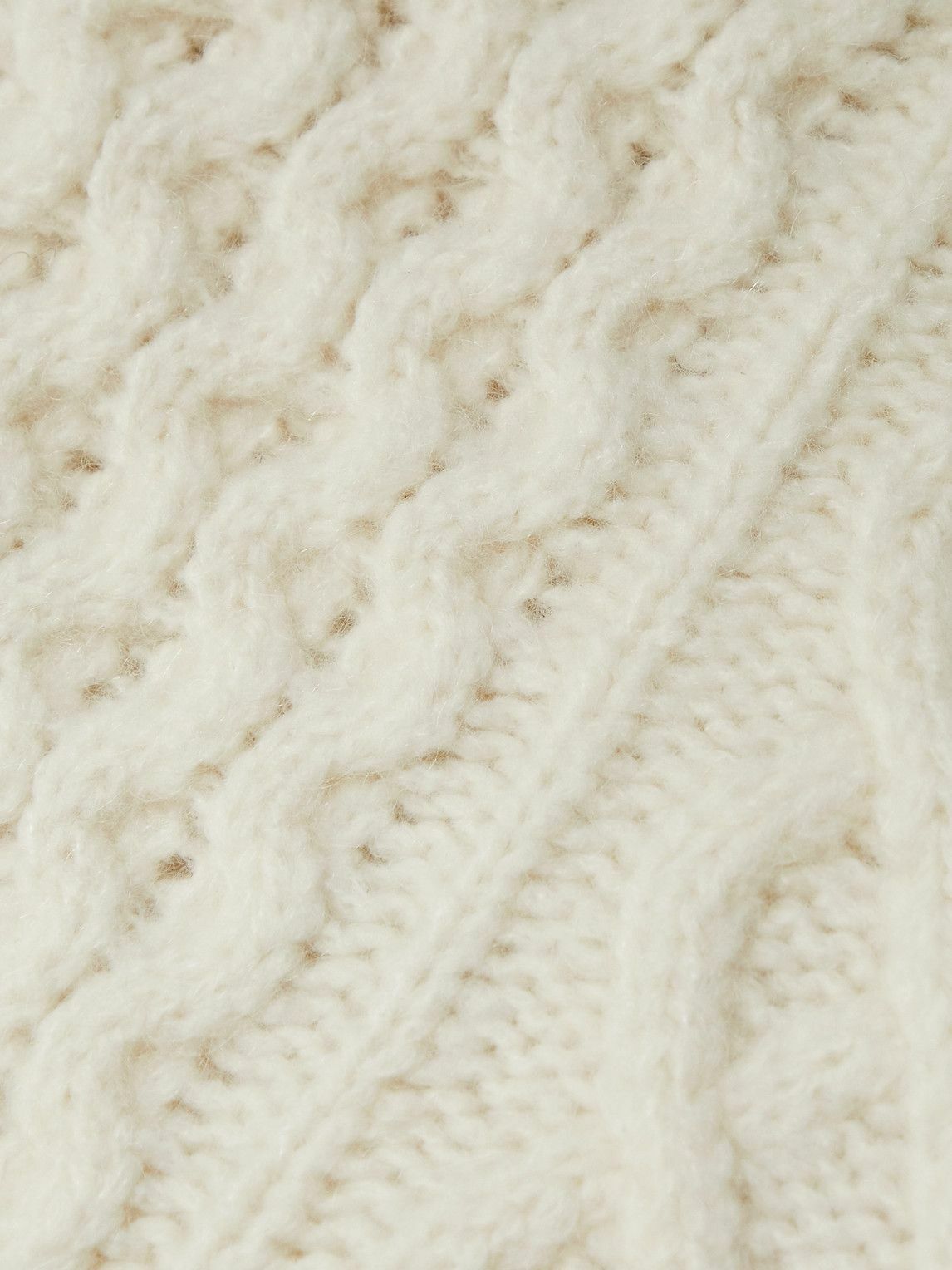 Alex Mill Alex Rollneck Sweater in Alpaca Chestnut