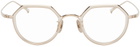 YUICHI TOYAMA. Gold F. Ludwig Glasses