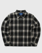Awake BRUSHED FLANNEL SHIRT JACKET Green Mens Overshirt