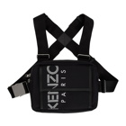 Kenzo Black Sport Logo Chest Rig Backpack