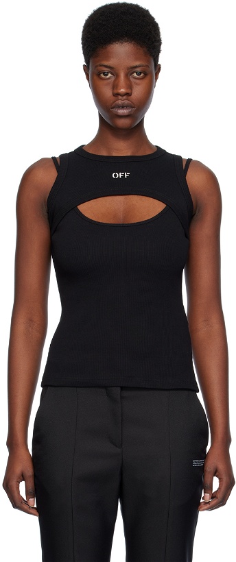Photo: Off-White Black 'Off' Stamp Tank Top