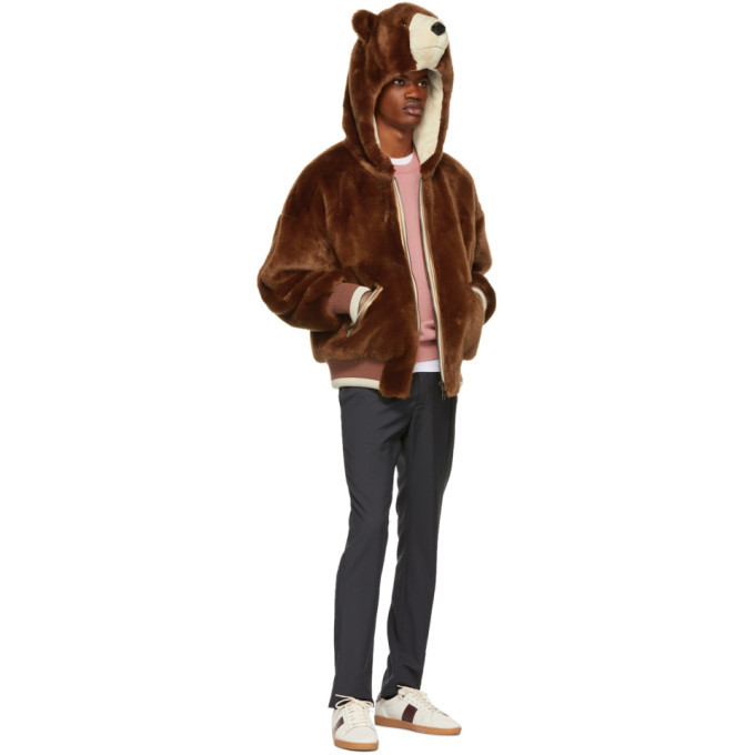 Teddy bear cheap fur hoodie