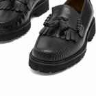 Bass Weejuns Men's Layton Lug Soft Grain Loafer in Black Textured Leather
