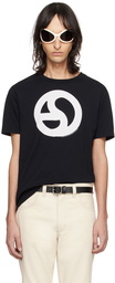 Acne Studios Black Graphic T-Shirt