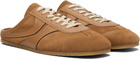 Dries Van Noten Brown Suede Mule Sneakers