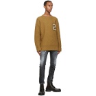 Dsquared2 Brown Wool Sweater