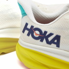 Hoka One One Men's Clifton 9 Sneakers in Eggnog/Passion Fruit