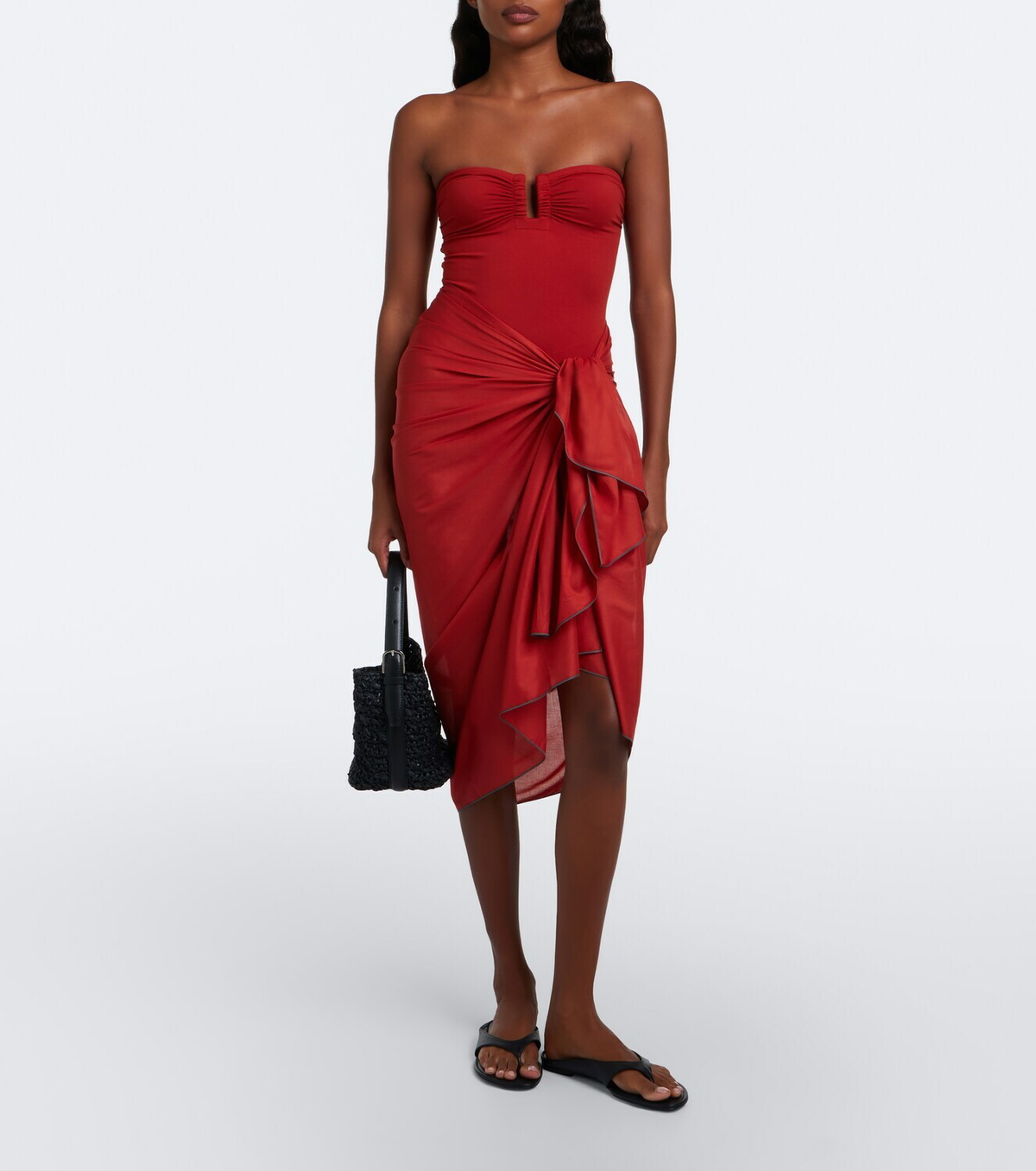 Eres Cabine cotton beach cover-up