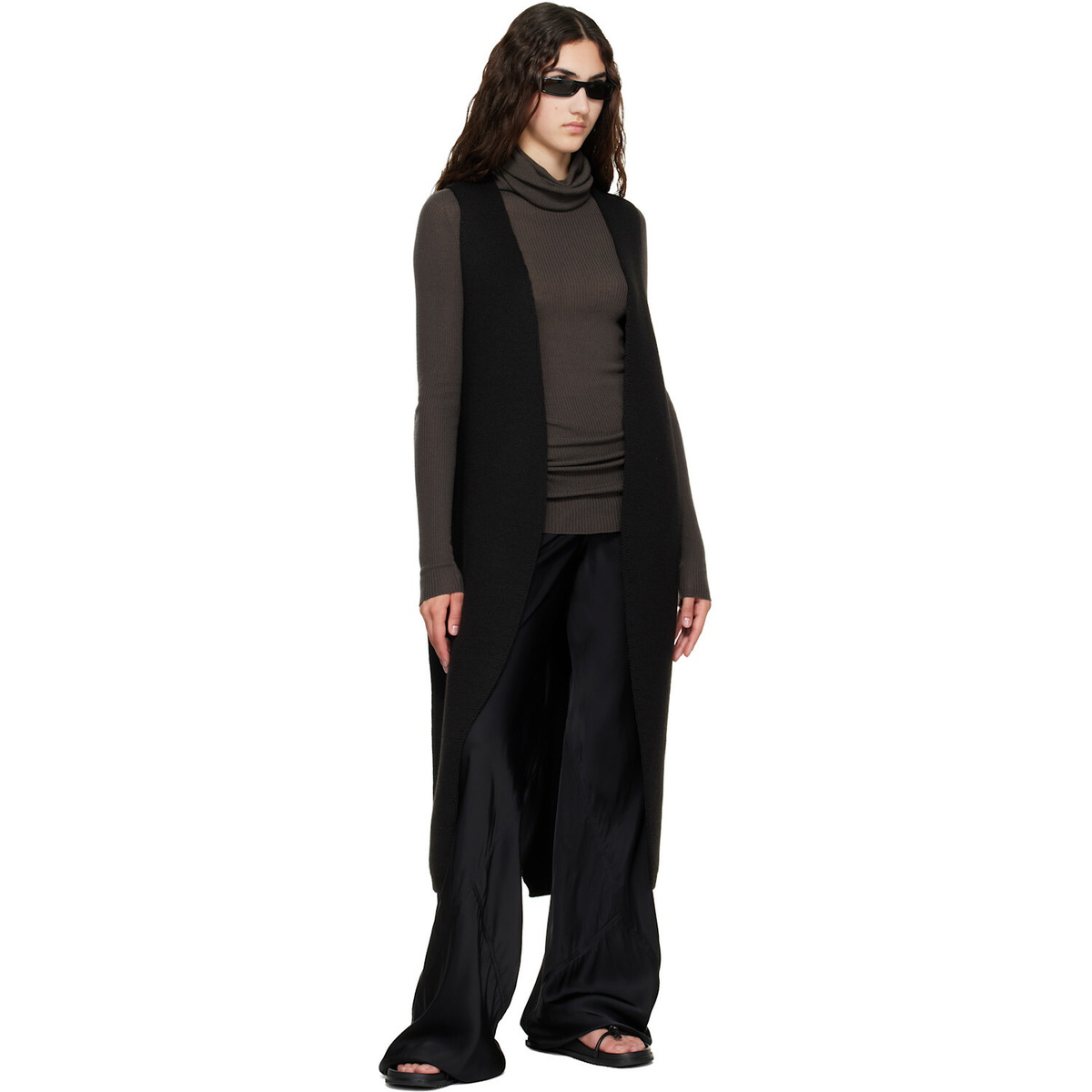 Rick Owens Black Tower Cyclops Vest
