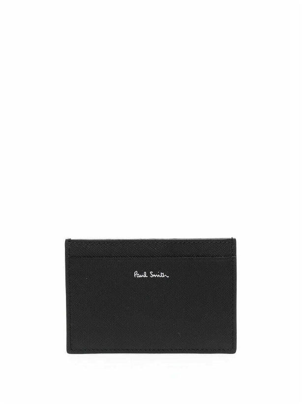 Photo: PAUL SMITH - Logo Leather Credit Card Case