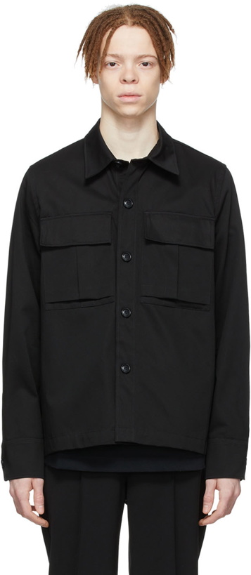 Photo: AMI Alexandre Mattiussi Black Cotton Shirt