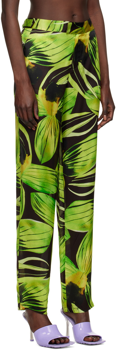Louisa Ballou Green Cruise Trousers