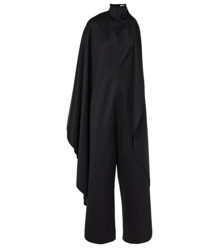 Photo: Alaïa Open-back wool grain de poudre jumpsuit