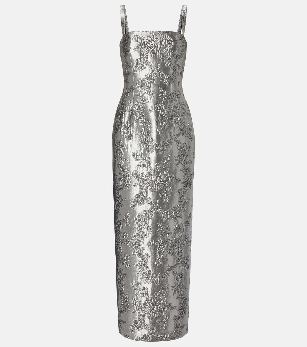 Emilia Wickstead Regina floral cloqué gown