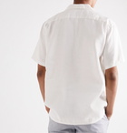 Beams Plus - Camp-Collar Linen-Blend Shirt - White