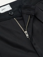 WTAPS - Straight-Leg Pleated Twill Trousers - Black