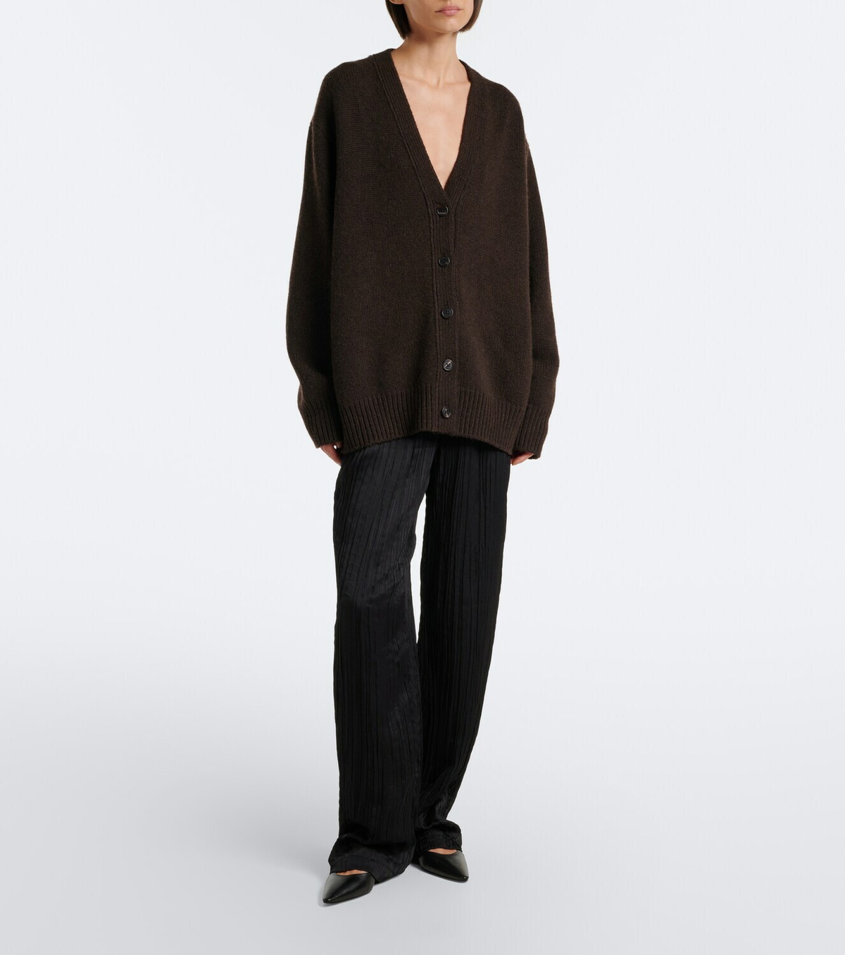 The Row Pranavi cashmere cardigan