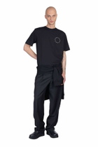 Études T-shirt In Black Cotton