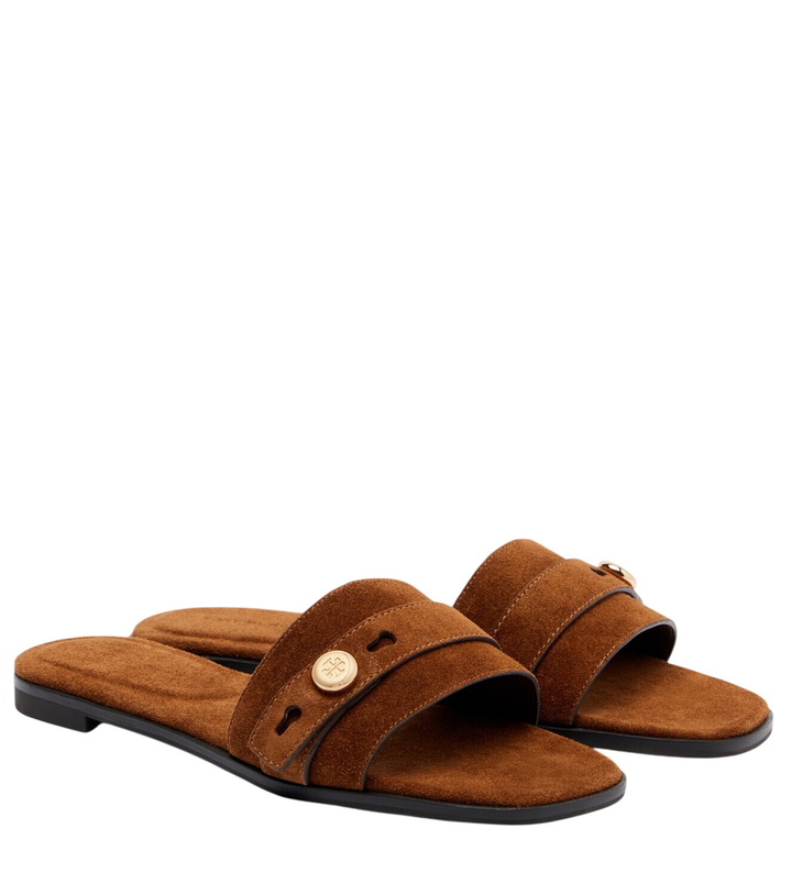 Photo: Tory Burch Romy suede slides