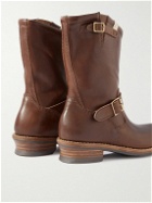 Visvim - Landers Buckled Leather Boots - Brown