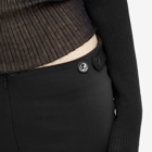Peachy Den Women's Cher Cotton Stretch Trousers in Black