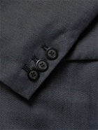 Blue Blue Japan - Double-Breasted Wool-Denim Suit Jacket - Blue