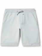 Orlebar Brown - Frederick Straight-Leg Cotton-Jersey Drawstring Shorts - Blue