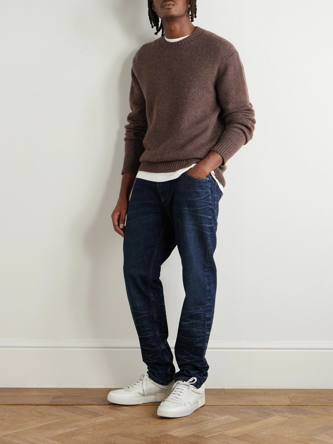 Dolce&Gabbana - Wool-Blend Sweater - Brown