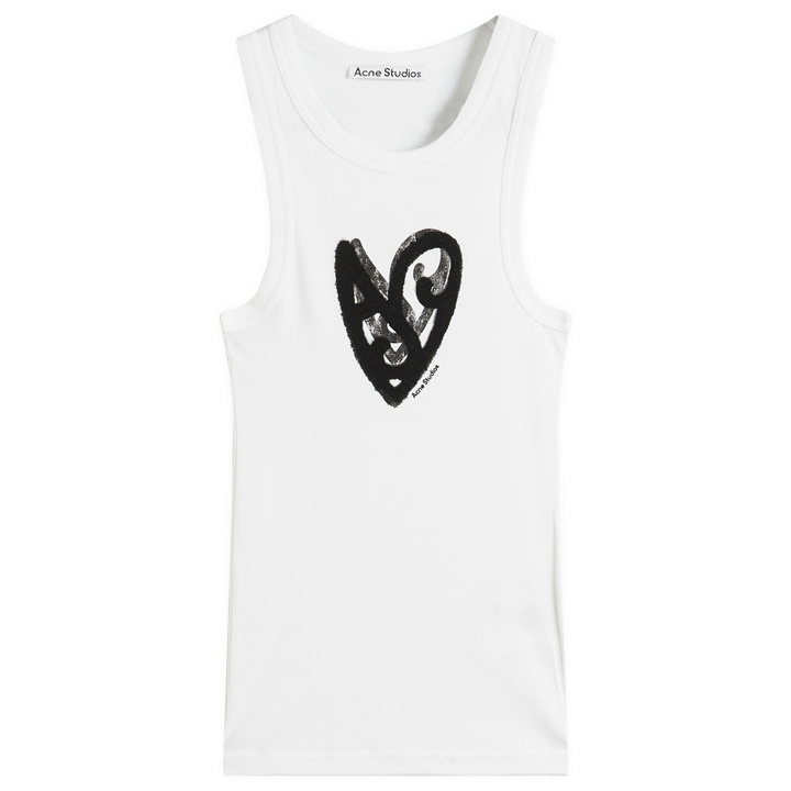 Photo: Acne Studios Women's Sleeveless T-Shirt in Optic White