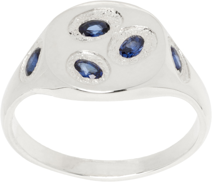 Photo: Bleue Burnham Mini Oval Chloroplast Signet Ring