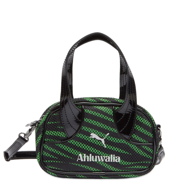Photo: Puma Women's x Ahluwalia Micro Grip Bag in Black/Green Fruit 