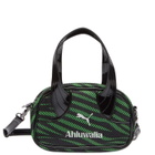 Puma Women's x Ahluwalia Micro Grip Bag in Black/Green Fruit 