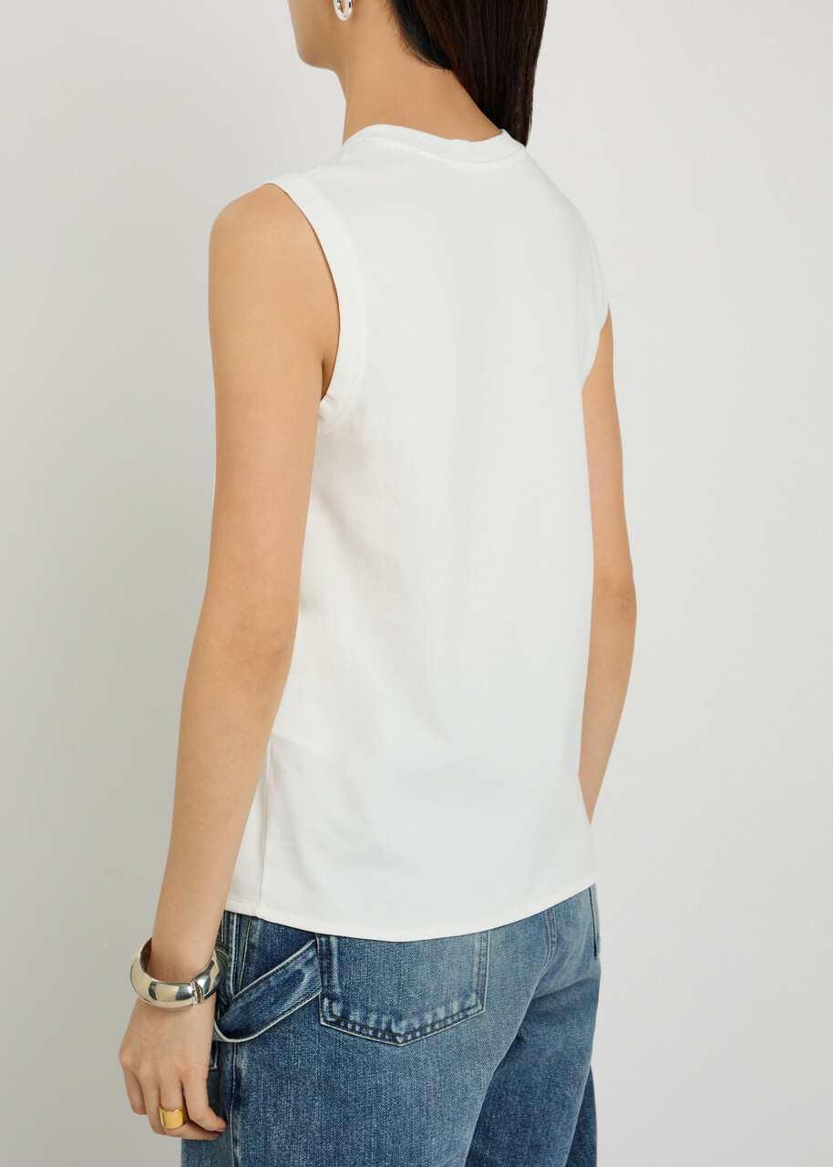 JW Anderson Knotted Cotton Tank top White