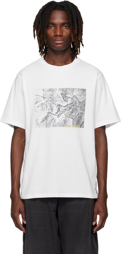 Photo: Arc'teryx White Kragg Cotton Lithographica S/S T-shirt