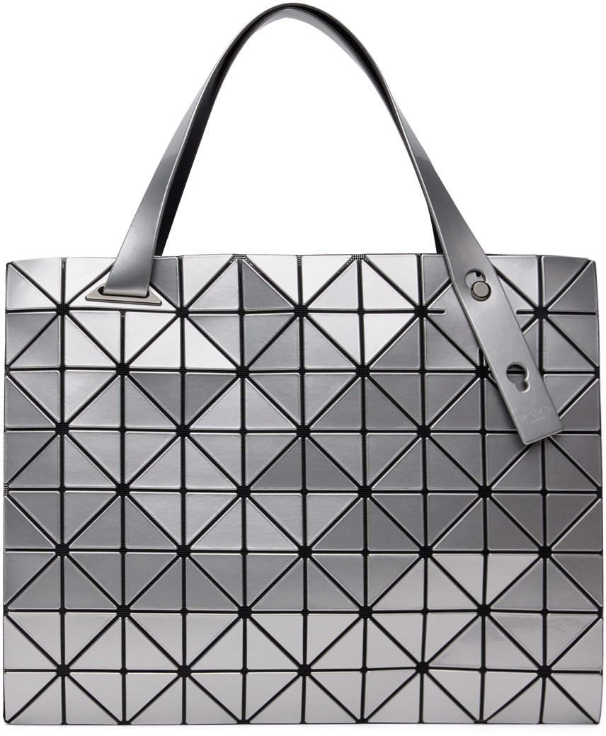 BAO BAO ISSEY MIYAKE Silver Carton Bag Bao Bao Issey Miyake