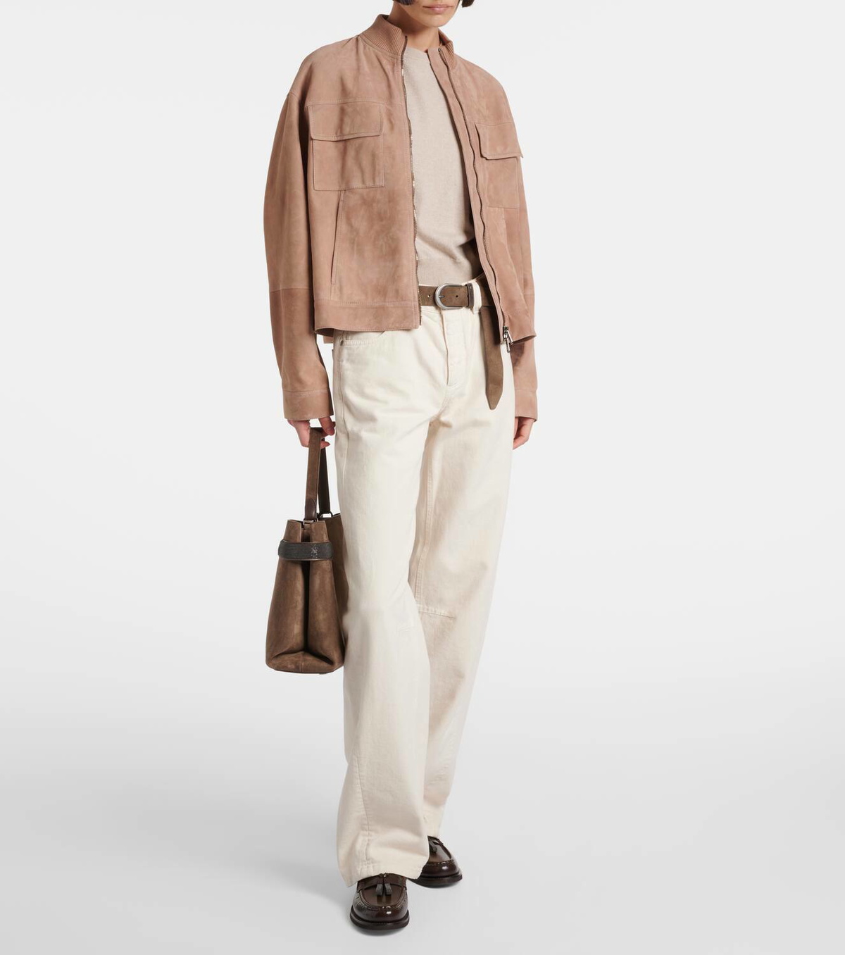 Brunello Cucinelli Leather jacket