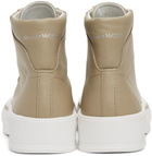 Alexander McQueen Beige High-Top Sneakers